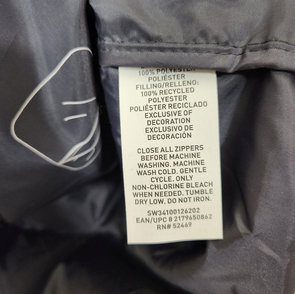 Swiss Tech Large (42-44) Lightweight Packable Quilted Puffer Jacket Solid Black - Picture 8 of 12